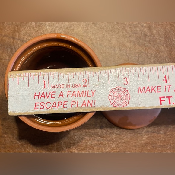 Vintage Henry Watson of Suffolk Mini Mustard Pot - Brown Discontinued - Picture 4 of 7